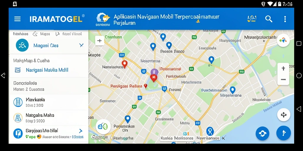 Tampilan antarmuka aplikasi IRAMATOGEL yang user-friendly.